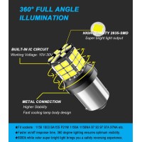 These 1156 back up reverse light LED bulbs is a great choice for customers who are looking for a super bright output lightsnbspFeatures and Performance DetailsColor 6000K WhiteWorking Voltage 9V30V Fits 12V 24V VehiclesCurrent 350maLumen 800LM per bulbLED