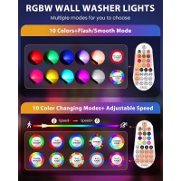 Meikee 25W Rgbw Led Wall Washer Light Color Changing Washer Strip Lights Outdoor Ip66 Waterproof Rgb Led Light Bar Christmas H