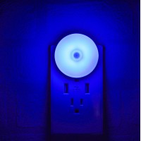 Mycozylite Motion Sensor Night Light, Blue Night Light Plug Into Wall, Led Night Light Motion Sensing, Energy Efficient, Slim, Night Light For Bathroom, Bedroom, Kitchen, Hallway, Stair, 2 Pack