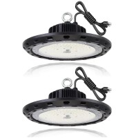 Chmlt 2Pack 200W Led High Bay Light 30000Lm High Bay Led Lights Equiv To 850W Mhhps 5000K Ufo Light For Shop Workshop Wa