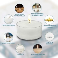 Ner Mitzvah Mini Tea Light Candles are the perfect addition to any occasion creaClearg a warm and inviClearg ambiance that lights up any environmentAbout This Product White Tea Lights Pressed Wax Removable From Clear Holder 100 Paraffin Wax Premium Qualit