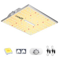 Viparspectra Xs1000 Led Grow Light With Samsung Lm301B Diodes & Meanwell Driver, Dimming Daisy Chain Full Spectrum For Indoor Plants Veg Bloom Growing Lamps For 3X3/2X2 Grow Tent