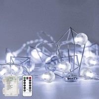 Metaku Rgb Outdoor String Lights Battery Operated 26Ft 50Led Fairy Lights With Remote Waterproof Indoor Outdoor Hanging Globe Lights Decorative Christmas Lights For Patio Gazebo Bistro Garden Balcony