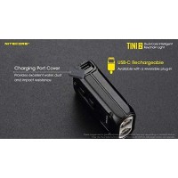 Nitecore Combo: Nitecore Tini 2 Dual Osram P8 Led Usb Rechargeable Keychain Light -500 Lumen Usb-C Rechargeable Keychain Flashlight With Eco-Sensa Type C Usb Cable