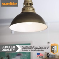 Sunlite 88258 Led A19 Light Bulb, 14 Watts (100W Equivalent) 1500 Lumens, Gu24 Twist And Lock Base, Dimmable, Ul Listed, 4000K Cool White, 1 Pack