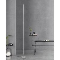 Tacahe Minimalist Corner Floor Lamp - 2700K-6500K Dimmable Led Night Light - Modern Standing Mood Lamp With Remote Control For Living Room, Bedroom - 57