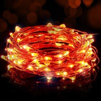 Ariceleo Halloween Usb Led Fairy String Light 1 Pack Copper Wire Fairy Lights For Indoor Bedroom Festival Christmas Wedding Pa