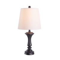 Kenroy Home 34226Cbz Isabella 2-Pack Accent Lamp With Brushed Copper Bronze Finish, Casual Style, 20.5