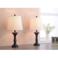 Kenroy Home 34226Cbz Isabella 2-Pack Accent Lamp With Brushed Copper Bronze Finish, Casual Style, 20.5