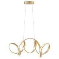 Seville Chandelier Integrated Led, Dimmable, Gold(D0102Hge4Ag)