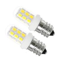 G Mgy Oled E12 Led Bulbs, Replacement For 15W Himalayan Salt Lamps, Chandeliers, Night Light Bulbs, E12 Candelabra Base, C7 Replacement Bulbs, 360 Beam Angle, 6000K 2-Pack