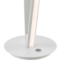 Munich Table Lamp Natural White Integrated Led Strip And Touch Dimmer, White(D0102Hget9V)