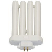 Fml Lamp 27 Watt 4100K Fluorescent Bulb Replacement By Lumenivo - Fml 27W 4100K Bulb For 4 Prong Reading Quad Tube Lamp Or Small Floor 4 Bulb Light - Plug In 41K Cfl Grow Light - 4 Pin Cool White Bulb