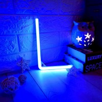 Wall Decorative Neon Lights Warm White Pink Blue Alphabet Marquee Letter Characters Available letters from A to Z A B C D E F G H I J K L M N O P Q R S T U V W X Y Z Even numbers 0 1 2 3 4 5 6 7 8 9 Waterproof Versatile USB cable powered by 3 X AA batteri