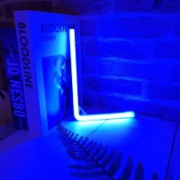 Wall Decorative Neon Lights Warm White Pink Blue Alphabet Marquee Letter Characters Available letters from A to Z A B C D E F G H I J K L M N O P Q R S T U V W X Y Z Even numbers 0 1 2 3 4 5 6 7 8 9 Waterproof Versatile USB cable powered by 3 X AA batteri