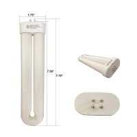 Bf35 Replacement Bl Bulb, 7.5 Inch Length, Compatible For Flowtron Bk-15D, Stinger Fp15, Tz15,Bb-15Wht,15W U Shape Bf35C