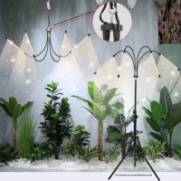 Led Plant Grow Light With Stand,Wtintell Led Grow Light Full Spectrum For Indoor Plants,10 Dimmable Levels,3 Modes Timing,Tripod Adjustable 15-72 Inch.