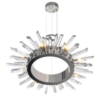 8 Light Chandelier With Polished Nickle Finish