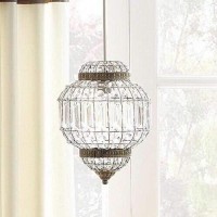 Chandelier Style Ceiling Light Shade Droplet Pendant Acrylic Crystal Bead Luxury (Ely Pendant Clear)