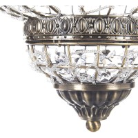 Chandelier Style Ceiling Light Shade Droplet Pendant Acrylic Crystal Bead Luxury (Ely Pendant Clear)