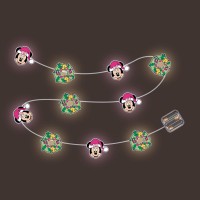 Arditex Wd14014 Disney-Minnie Christmas String Lights With 10 Warm Leds - 165 Cm