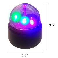 Artcreativity Kaleidoscope Led Lamp 1Pc Multicolor Led Party Light For Kids And Adults Battery Operated Decorative Lighting