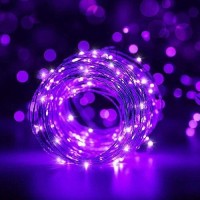 String Lights Waterproof Led String Lights 2 Pack 20Ft 60 Led Festival Decorations Crafting Battery Powered Copper Wire Starry