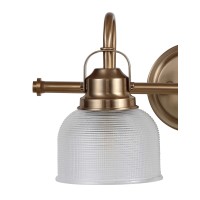 Jonathan Y Jyl7408B Virginia 1725 2Light Metalglass Led Traditional Classic Vanity Light Modern 2700K Led 4W Bulbs Entryway