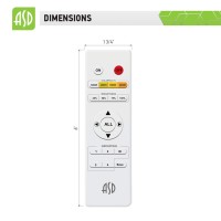 Asd Hand-Type Remote Control For Color Temperature Adjustable Back Lit Led Flat Panel Light Cct Changing 3000K 3500K 4000K 5000K Led Drop Ceiling Interior And Commercial Indoor Lighting