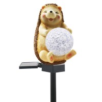 Vgyvgycc Upgraded Solar Garden Lights Outdoor Decor, Solar Hedgehog Stake Lights Multi-Color Changing Led, Ip65 Waterproof Hedgehog Decorative Lights, For Yard Patio Garden Lawn Decoration