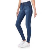 Our super soft super stretch ultra fit skinny jeans featuring classic five pocket styling and double button closure Fit technology to c your curves contoured waistband to prevent gapping while creating a slim silhouette Midrise high performance fit slims 