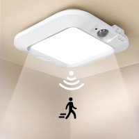 Anotek Battery Powered Led Ceiling Light Motion Sensor Light Battery Operated Indoor Sensor Closet Light For Stair Hallway Shed