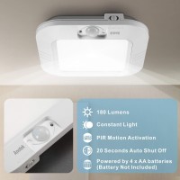 Anotek Battery Powered Led Ceiling Light Motion Sensor Light Battery Operated Indoor Sensor Closet Light For Stair Hallway Shed