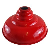 Vintage Metal Light Shade (Red)