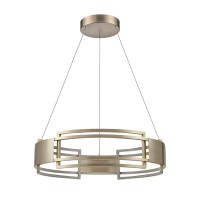 Fashionista 24'' Wide Led Pendant - Bronze