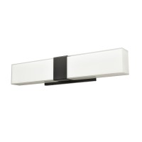 Reciprocate 25'' Wide 2-Light Vanity Light - Matte Black