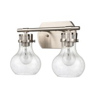 Salamanca 15.5'' Wide 2-Light Vanity Light - Satin Nickel