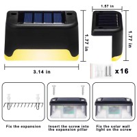 Solar Pool Side Lights Color Changing Solar Deck Lights Outdoor Led Step Light Waterproof Pool Accessories Decor For Stairs Fenc