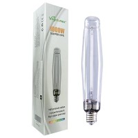 Vegelumax 1000Watt Hydroponic High Pressure Sodium Hps Grow Light Bulb Lamp High Par Enhanced Red And Orange Spectrums Cct 2100K