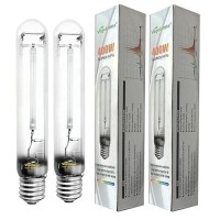 Vegelumax 2Pack 400W Hps Super Grow Light Bulb High Par Enhanced Red And Orange Spectrum For Horticulture Plant Growth Flourish