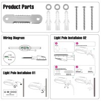 10000Lm Led Yard Light 70W Dusk To Dawn