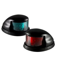 Sebnux Led Boat Navigation Light Red And Green Led Marine Navigation Light Boat Bow Light For Pontoon And Small Boat (Black)