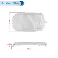 These Overhead Console dome map lens cover with LED light bulbs kit is a quick and easy way to dress up your vehicle Its a pretty good choice to replace the old and dull part Please check the compatibility table before ordering Package Includes 2 x Dome m