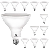 Energetic 1250Lm Outdoor Par38 Led Flood Light Bulb, 13.5W=100W, Dimmable, 3000K Warm White, Cri90, E26 Base, Waterproof Led Spotlight Bulb, Ul Listed (12 Pack)