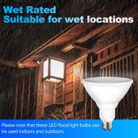 Energetic 1250Lm Outdoor Par38 Led Flood Light Bulb, 13.5W=100W, Dimmable, 3000K Warm White, Cri90, E26 Base, Waterproof Led Spotlight Bulb, Ul Listed (12 Pack)