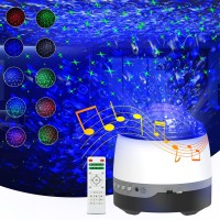 Galaxy Projector,Star Projector For Bedroom,Remote Control & White Noise Bluetooth Speaker,8 Soother Sounds,Timer,Led Night Lights For Kids Room, Adults Home Theater, Party, Living Room Decor