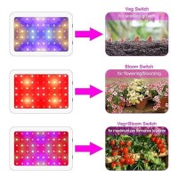 Nailgirls Led Grow Light 600W Grow Lamp For Indoor Plants Full Spectrum Plant Growing Light Fixtures With Daisy Chain Temperatu