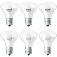 Maelsrlg E17 R14 Led Bulb, 4W (40W Equivalent) Mini Reflector Floodlight Light Bulb, E17 Intermediate Base, Daylight White 5000K, 400 Lumens, Dimmable, Pack Of 6