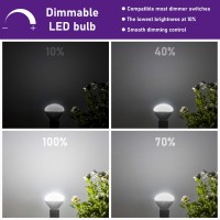 Maelsrlg E17 R14 Led Bulb, 4W (40W Equivalent) Mini Reflector Floodlight Light Bulb, E17 Intermediate Base, Daylight White 5000K, 400 Lumens, Dimmable, Pack Of 6