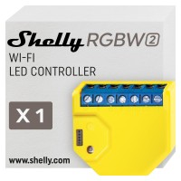 Shelly Rgbw2 | Wifi Smart Remote Control For Rgbw Led Strips | Home Automation | Compatible With Alexa & Google Home | Ios Android App | No Hub | Timer Schedule | Dimmable Lights | Rgb Switch